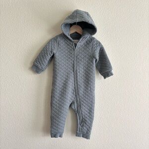 Carter's Little Planet Organic Cotton Quilt Hooded Jumpsuit 9M